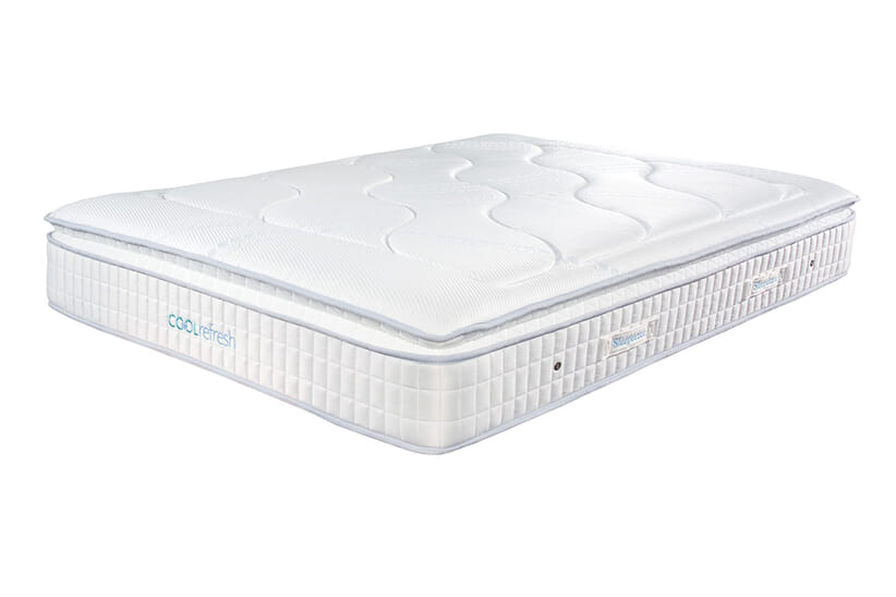 An image for Sleepeezee Cool Refresh 3200 Memory Pillow Top Mattress + Premium Divan Bed