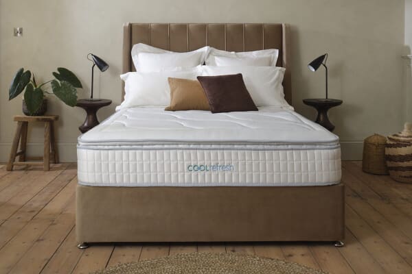 An image for Sleepeezee Cool Refresh 2300 Memory Pillow Top Mattress + Premium Divan Bed