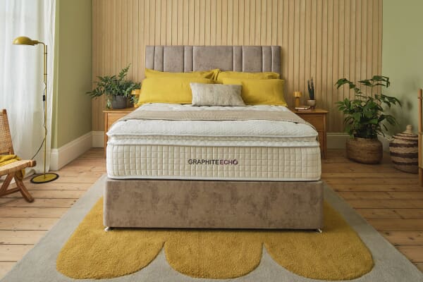 An image for Sleepeezee Graphite Echo 4700 Memory Hybrid Mattress + Premium Divan Bed