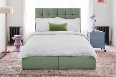 An image for Sleepeezee Graphite Echo 2300 Memory Hybrid Mattress  + Premium Divan Bed