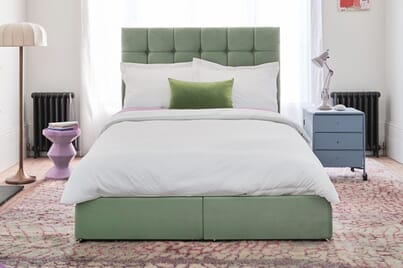 An image for Sleepeezee Graphite Echo 2300 Memory Hybrid Mattress  + Premium Divan Bed