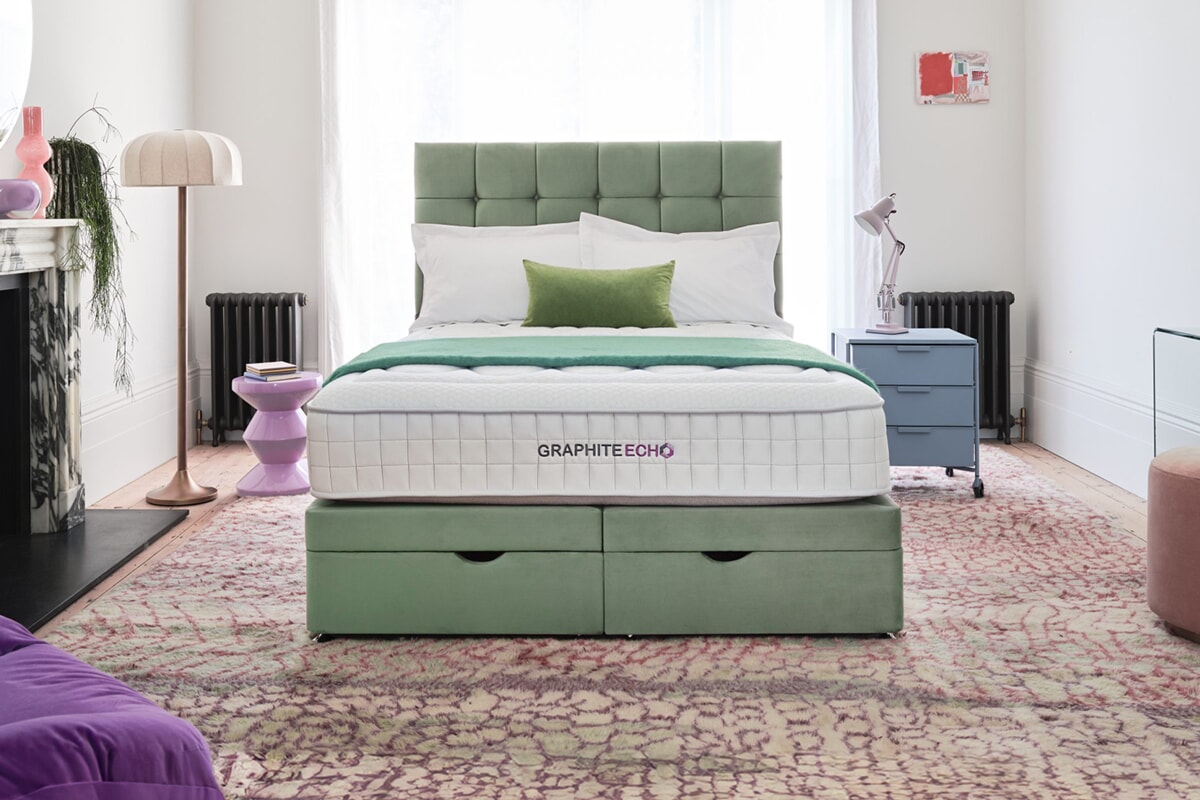 Sleepeezee Graphite Echo 2300 Memory Hybrid Mattress + Premium Divan Bed An image for Sleepeezee Graphite Echo 2300 Memory Hybrid Mattress + Premium Divan Bed