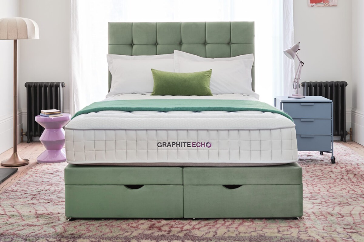 Sleepeezee Graphite Echo 2300 Memory Hybrid Mattress + Premium Divan Bed An image for Sleepeezee Graphite Echo 2300 Memory Hybrid Mattress + Premium Divan Bed