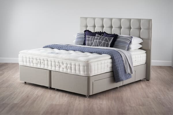 An image for Hypnos Pillow Top Stellar Superior Mattress + Premium Divan Bed