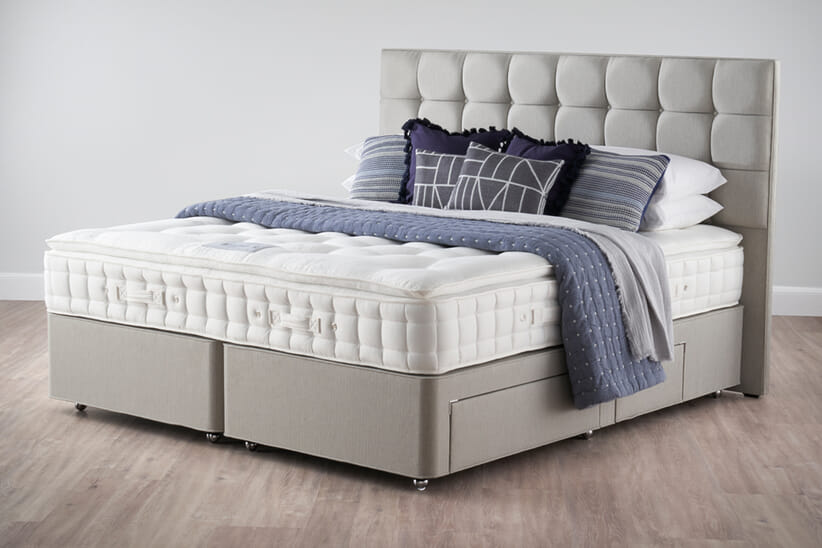 An image for Hypnos Pillow Top Stellar Superior Mattress + Premium Divan Bed