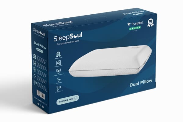 An image for SleepSoul Dual-Sided Memory Foam Pillow