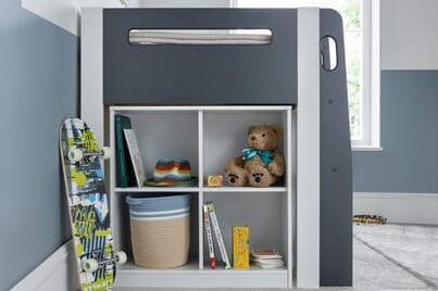 An image for Oakley Mid Sleeper Kids Storage Bed
