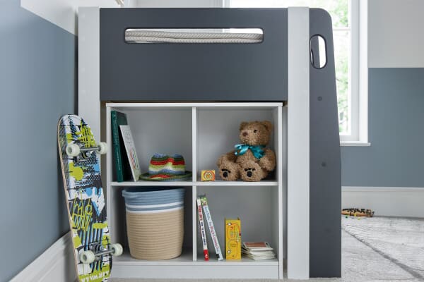 An image for Oakley Mid Sleeper Kids Storage Bed