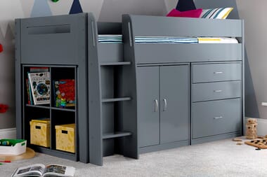 An image for Oakley Mid Sleeper Kids Storage Bed