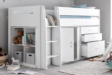 An image for Daisy Mid Sleeper Kids Storage Bed