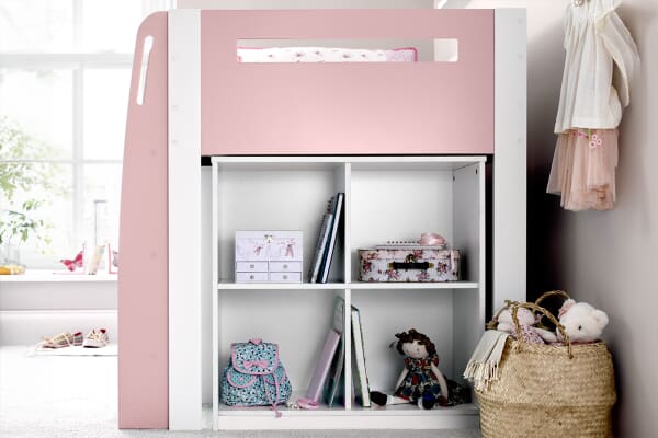 An image for Daisy Mid Sleeper Kids Storage Bed