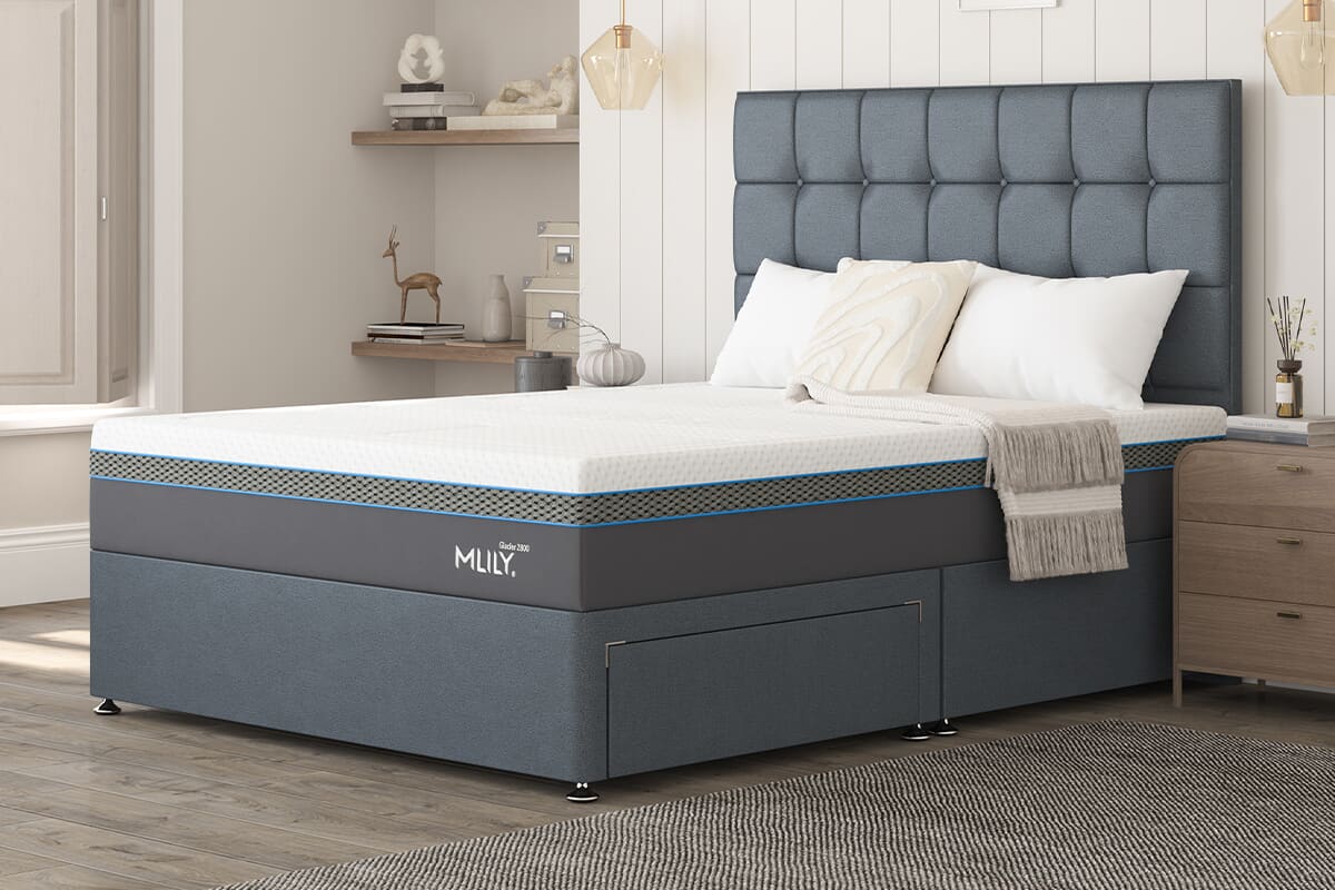 MLILY® Glacier 2800 Cool Gel Hybrid Mattress | MattressNextDay MLILY® Glacier 2800 Cool Gel Hybrid Mattress | MattressNextDay