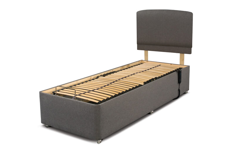 Uplift� Adjustable Bed, Bednextday_Cream, 4 Drawers, Adjustable Small Single