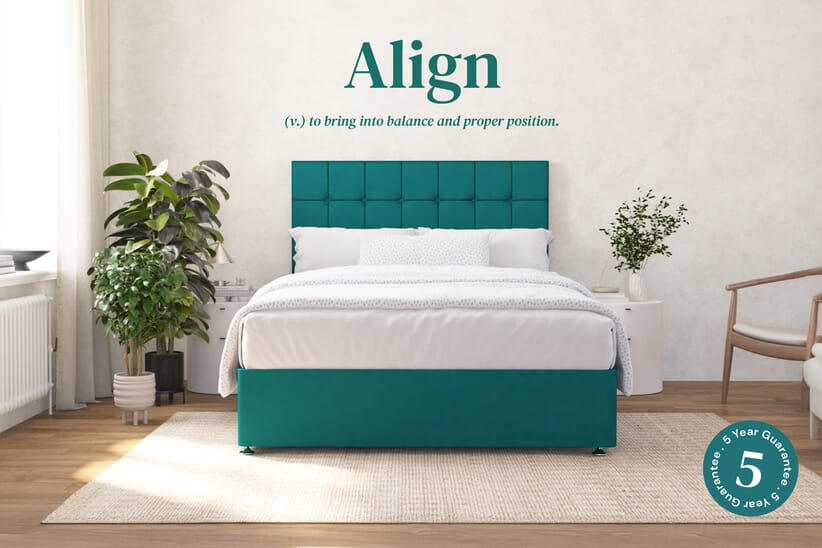 An image for Uplift® Align Ortho 1000 Pocket Wool Adjustable Mattress