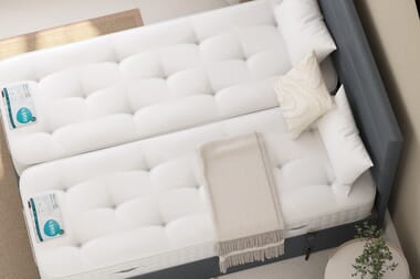 An image for Uplift® Rejuvenate 1000 Pocket Wool Adjustable Bed and Mattress Set