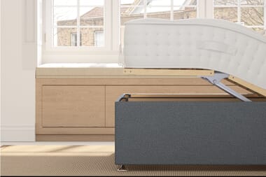 An image for Uplift® Rejuvenate 1000 Pocket Wool Adjustable Bed and Mattress Set