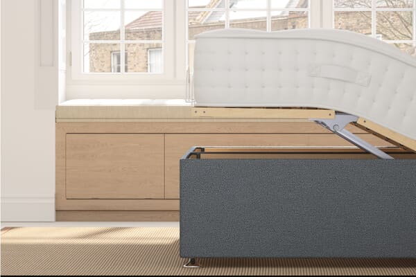 An image for Uplift® Rejuvenate 1000 Pocket Wool Adjustable Bed and Mattress Set