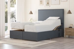 A product image for the Uplift® Restore Memory Foam Adjustable Bed and Mattress Set