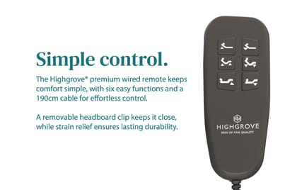 An image for Uplift® Inspire Memory Hybrid Adjustable Bed and Mattress Set