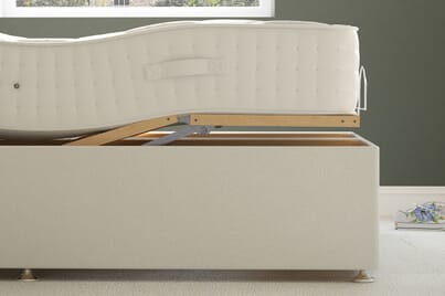 An image for Uplift® Inspire Memory Hybrid Adjustable Bed and Mattress Set