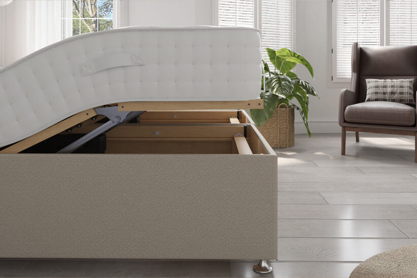 An image for Uplift® Revitalise Cool Gel Hybrid Adjustable Bed and Mattress Set