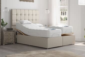 A product image for the Uplift® Revitalise Cool Gel Hybrid Adjustable Bed and Mattress Set