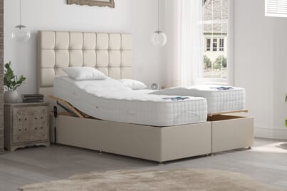 An image for Uplift® Revitalise Cool Gel Hybrid Adjustable Bed and Mattress Set
