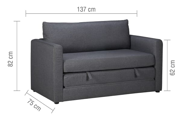 An image for Eli Fold Out Sofa Bed