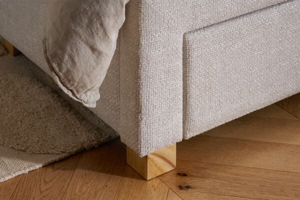 An image for Arabella Grey Velvet Storage Bed