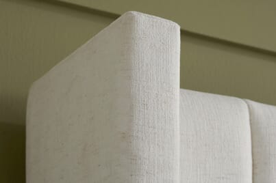 An image for Maisey Cream Fabric Ottoman Bed