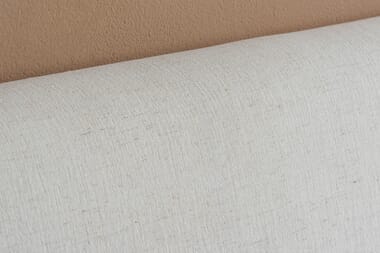 An image for Lanis Cream Fabric Ottoman Bed