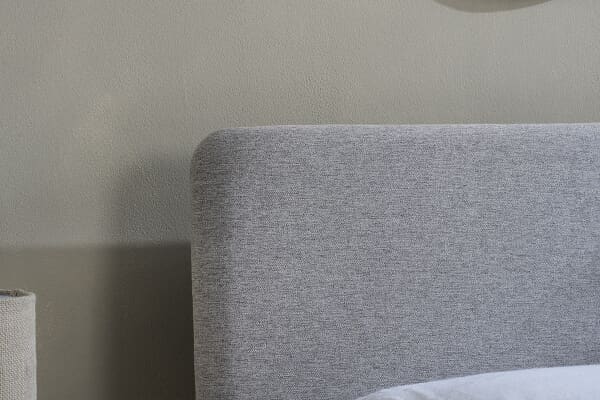 An image for Ezra Grey Fabric Bed
