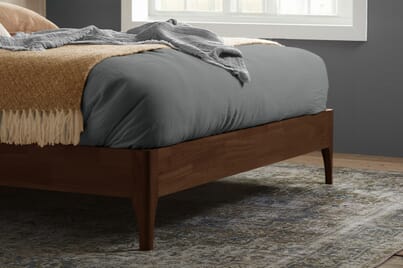 An image for Halfden Grey Boucle Bed