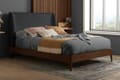 Halfden Grey Boucle Bed