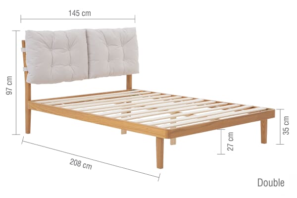 An image for Ander Wooden Bed
