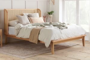 A product image for the Astrid Rattan Bed