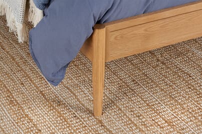 An image for Elina Rattan Oak Bed