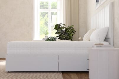 An image for Spring King® Wool Ortho Pocket Mattress + Premium Divan Bed