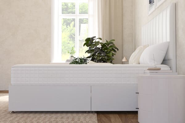 An image for Spring King® Wool Ortho Pocket Mattress + Premium Divan Bed