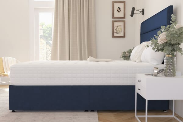 An image for Spring King® Wool Luxury Pocket Mattress + Premium Divan Bed 