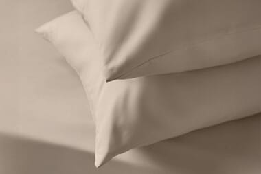An image for Silentnight Supersoft Pillowcase Pair - Natural