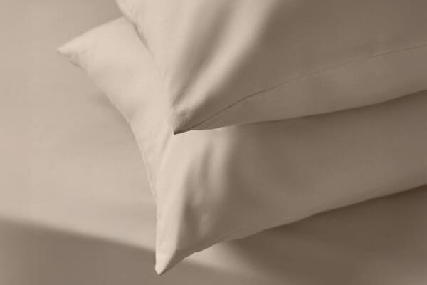 An image for Silentnight Supersoft Pillowcase Pair - Natural