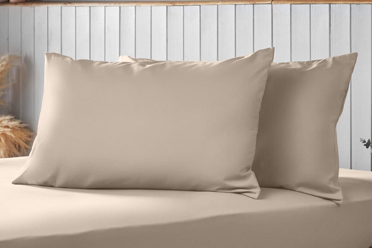 Silentnight Supersoft Pillowcase Pair - Natural