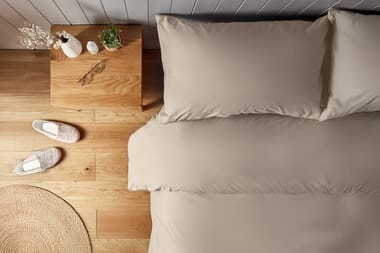 An image for Silentnight Supersoft Duvet Set - Natural