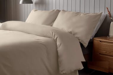An image for Silentnight Supersoft Duvet Set - Natural