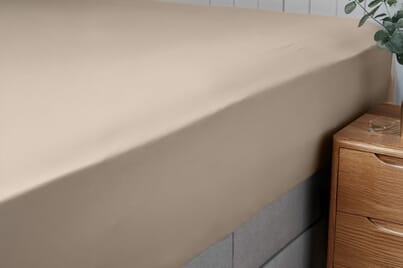 An image for Silentnight Supersoft Fitted sheet - Natural