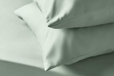 An image for Silentnight Supersoft Pillowcase Pair - Sage