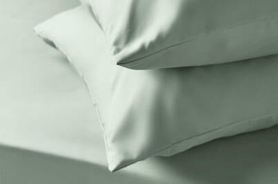 An image for Silentnight Supersoft Pillowcase Pair - Sage