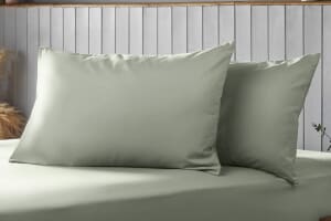 A product image for the Silentnight Supersoft Pillowcase Pair - Sage