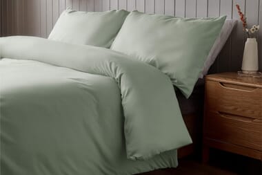 An image for Silentnight Supersoft Duvet Set - Sage
